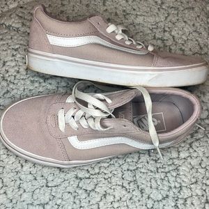 Old school vans women’s 7.5 dusty rose/pink color